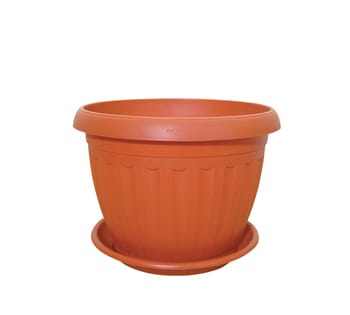 شالية (إصيص) بلاستيك ألماني خورشيد مقاس 20سم طوبي